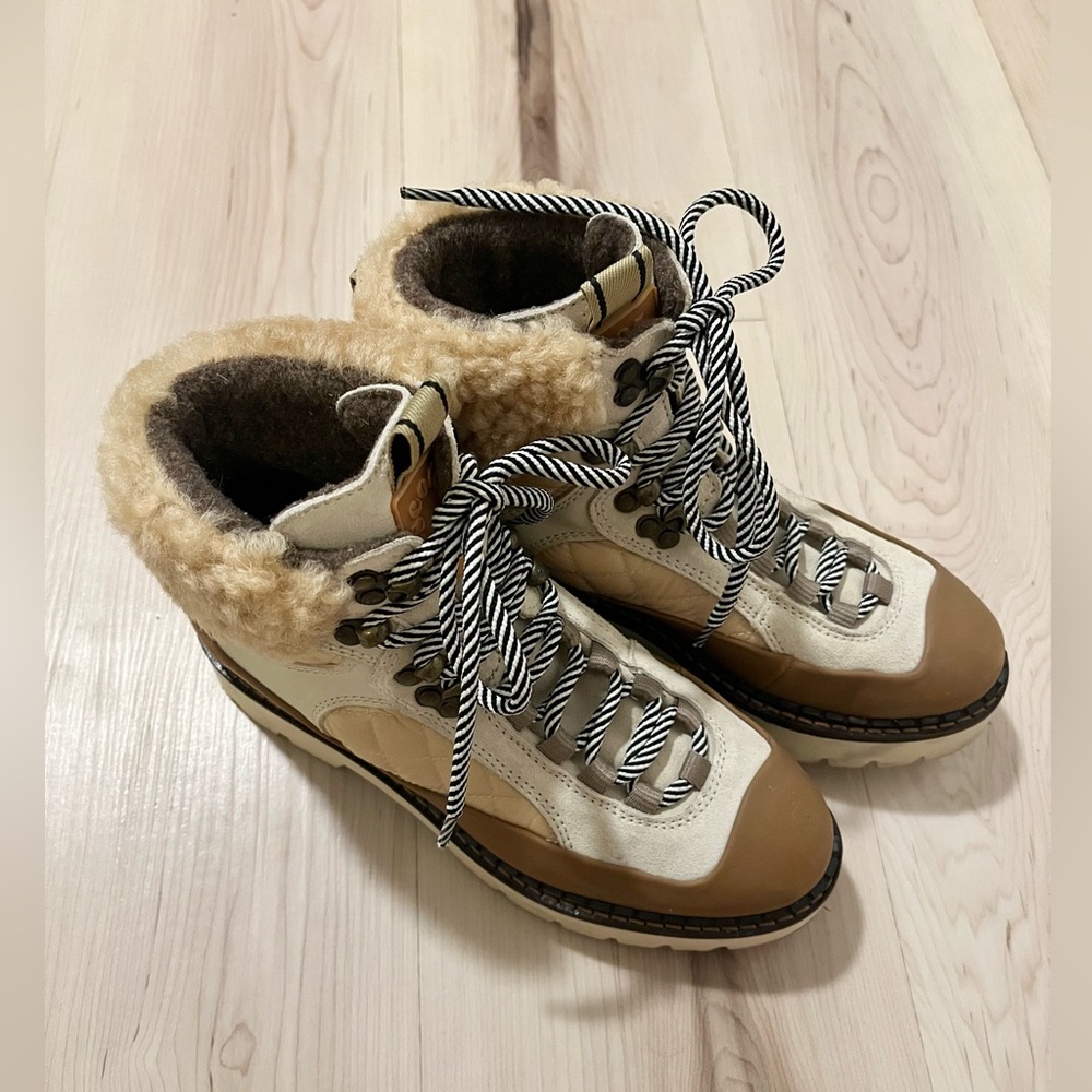 Scotch and Soda Olivine Wool Lace Up Boots - Picture 3 of 14